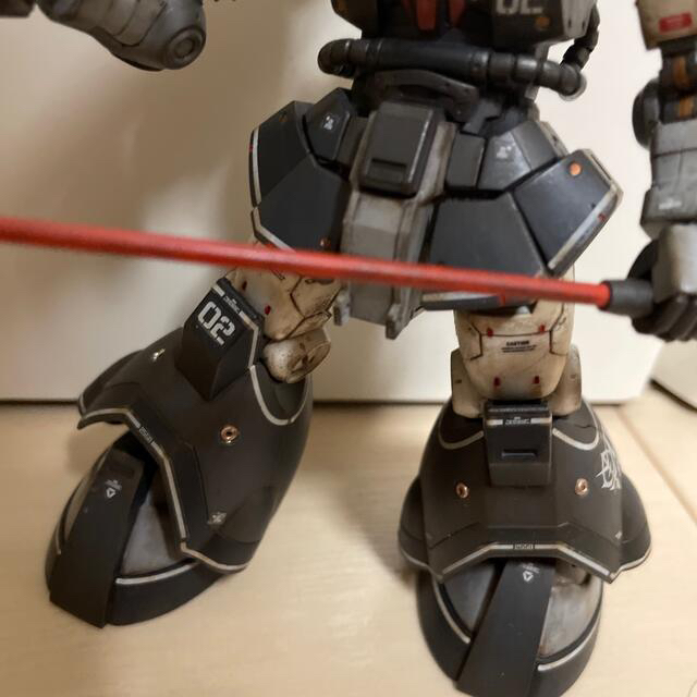 BANDAI(バンダイ)のドム試作実験機 オリジン ウェザリング塗装 完成品 HG origin エンタメ/ホビーのおもちゃ/ぬいぐるみ(模型/プラモデル)の商品写真