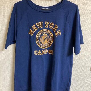 ジーユー(GU)のGU プリントTシャツ　レディースXL(Tシャツ(半袖/袖なし))