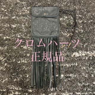 クロムハーツ(Chrome Hearts)のクロムハーツ フラットヒッピーバッグ 確実正規品 (ショルダーバッグ)