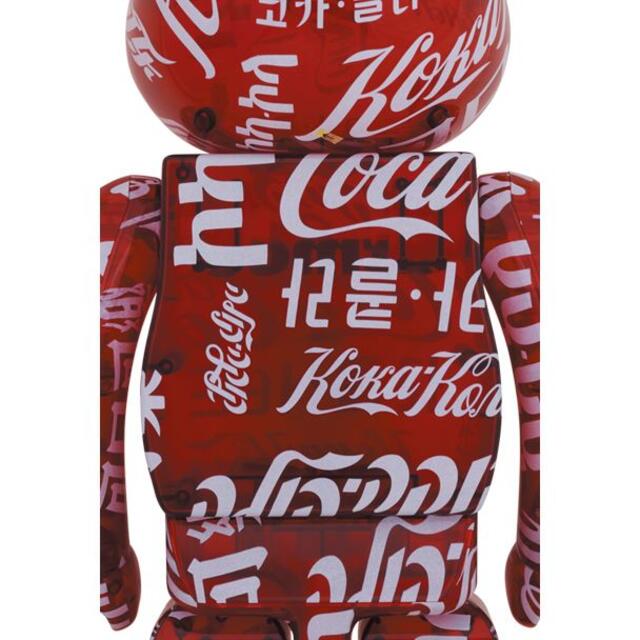 BE@RBRICK atmos Coca-Cola CLEAR RED 1000 エンタメ/ホビーのフィギュア(その他)の商品写真