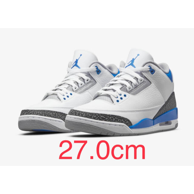 NIKE AIR JORDAN3 RETRO RacerBlue US927.0