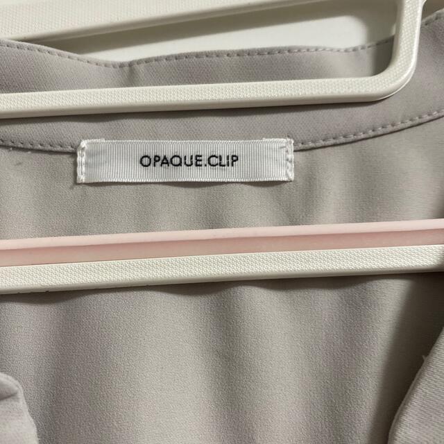 OPAQUE.CLIP(オペークドットクリップ)のOPAQUE.CLIP 美品　ノースリーブ　 レディースのトップス(シャツ/ブラウス(半袖/袖なし))の商品写真