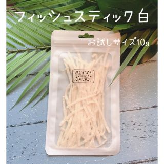 フィッシュスティック白10g お試しサイズ‼︎(ペットフード)