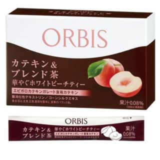 オルビス(ORBIS)のORBIS オルビス カテキン&ブレンド茶 華やぐホワイトピーチティー(健康茶)