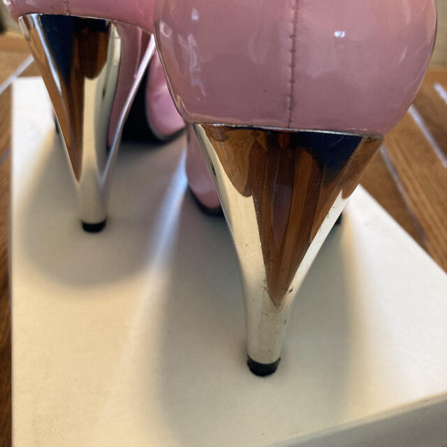 ANAP(アナップ)のピンク エナメルパンプス ミラーヒール ANAP レディースの靴/シューズ(ハイヒール/パンプス)の商品写真