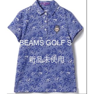 ビームス(BEAMS)のBEAMS GOLF フラワー ポロシャツ レディス S(ウエア)