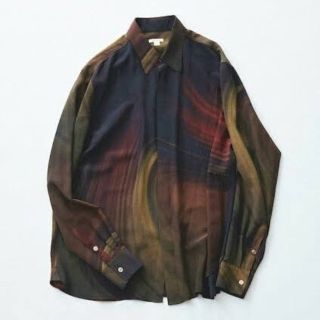 サンシー(SUNSEA)のmasu 20aw marble print shirts【未使用品】(シャツ)