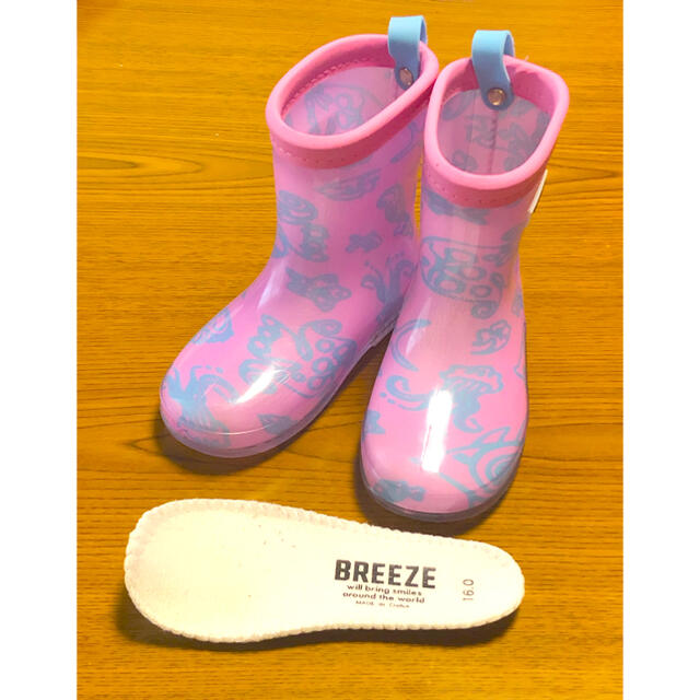 BREEZE(ブリーズ)の長靴　16センチ　キッズ　女の子　まとめ買い値引き キッズ/ベビー/マタニティのキッズ靴/シューズ(15cm~)(長靴/レインシューズ)の商品写真