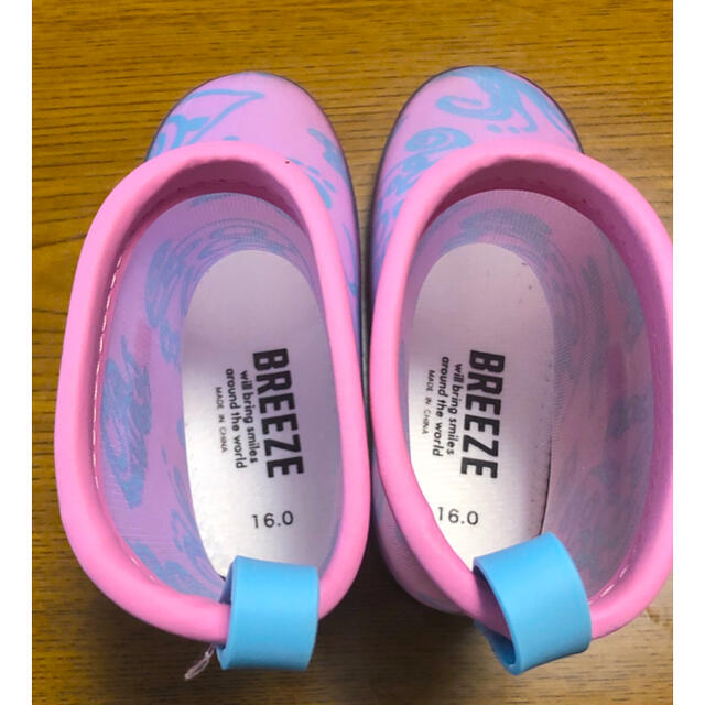 BREEZE(ブリーズ)の長靴　16センチ　キッズ　女の子　まとめ買い値引き キッズ/ベビー/マタニティのキッズ靴/シューズ(15cm~)(長靴/レインシューズ)の商品写真