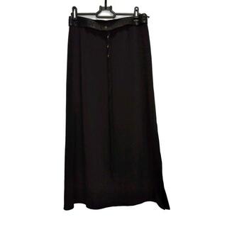 エポカ(EPOCA)のエポカ ロングスカート サイズ40 M 黒(ロングスカート)