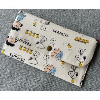 スヌーピー(SNOOPY)のハンドメイド　マスクケース　スヌーピー　o(ポーチ)