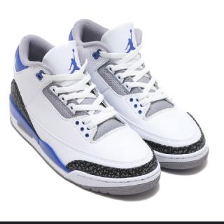 NIKE AIR JORDAN 3 "RACER BLUE" 27cm(スニーカー)