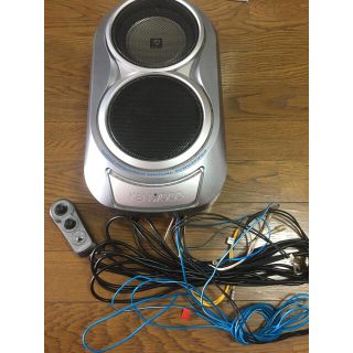 ケンウッド(KENWOOD)のケンウッドサブウーハーリモコン付き(カーオーディオ)