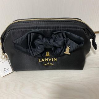 ランバンオンブルー(LANVIN en Bleu)のLANVIN en Blue リボンポーチ(ポーチ)