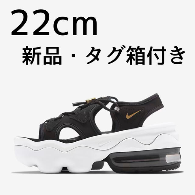 NIKE エアマックス ココ ブラック×ホワイト 22cm