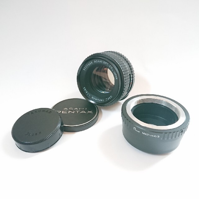 【美品】SMC Takumar 55mm f1.8+マウントアダプター