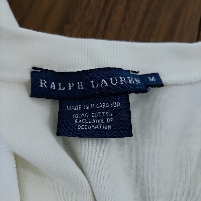 Ralph Lauren(ラルフローレン)の[ラルフローレン]シンプル Tシャツ 白 レディースのトップス(Tシャツ(半袖/袖なし))の商品写真