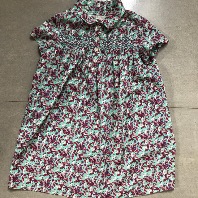 もとりん様専用 ボンポワン 6A リバティワンピース 雑誌で紹介された