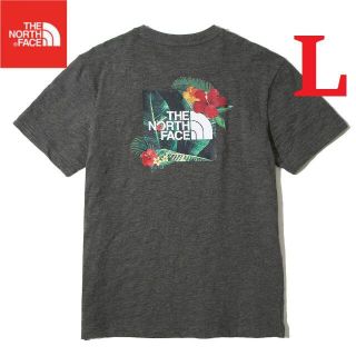 ザノースフェイス(THE NORTH FACE)のフォロー割引✨ ノースフェイス Tシャツ 半袖 花柄 綿 グレー/L K139F(Tシャツ/カットソー(半袖/袖なし))