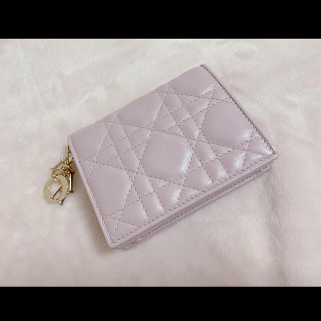 Lady dior ミニウォレット