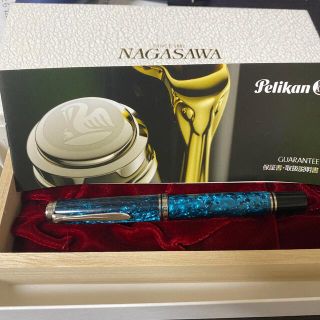 ペリカン(Pelikan)の限定値下げ　ペリカン万年筆　M805 オーシャンスワール　EFニブ(ペン/マーカー)