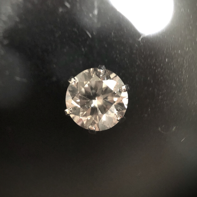 テリテリ！ハートキュー　0.6ct ダイヤモンドpt900 ピアス　鑑別付き