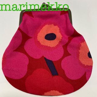 マリメッコ(marimekko)のmarimekko がま口財布　ポーチ(財布)