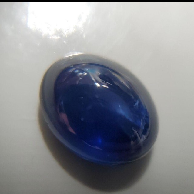 ハンドメイド大粒天然サファイア シラー入キラキラ 2.75ct