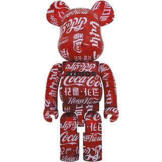 BE@RBRICK atmos Coca Cola CLEAR RED 1000(その他)