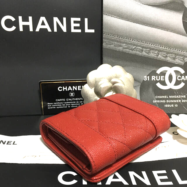 超美品♡ CHANEL シャネル マドモアゼル 三つ折り財布 正規品