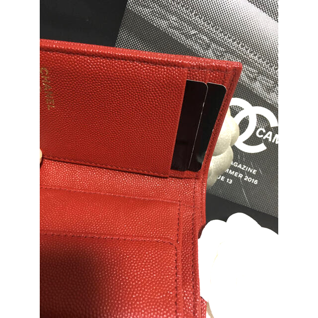 CHANEL(シャネル)の超美品♡ CHANEL シャネル マドモアゼル 三つ折り財布 正規品 レディースのファッション小物(財布)の商品写真