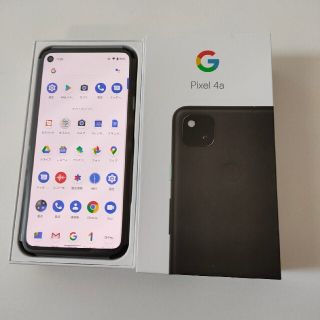 グーグルピクセル(Google Pixel)の【SIMロック解除済&未使用品】Google Pixel 4a 128GB ブラ(スマートフォン本体)