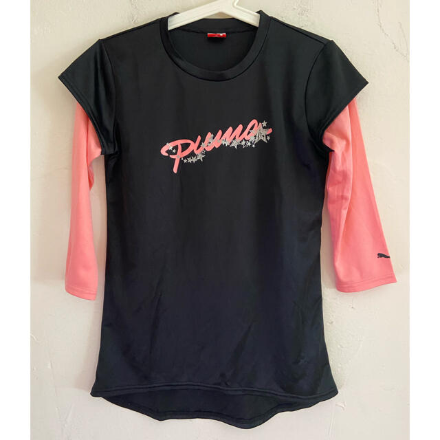 PUMA(プーマ)のPUMA プーマ ドライ 長袖シャツ サイズ160 キッズ/ベビー/マタニティのキッズ服女の子用(90cm~)(Tシャツ/カットソー)の商品写真
