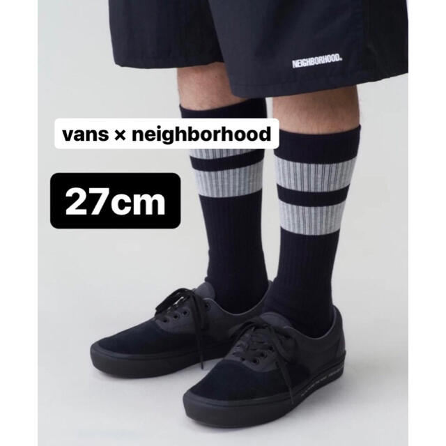 【即完売】vans × neighborhood era black