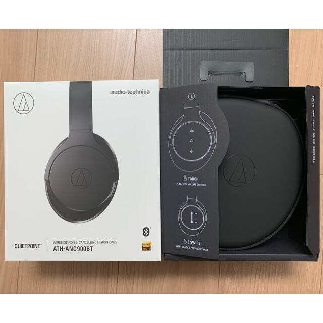 audio-technica(オーディオテクニカ)のワイヤレスノイズキャンセリングヘッドホン　ATH-ANC900BT スマホ/家電/カメラのオーディオ機器(ヘッドフォン/イヤフォン)の商品写真