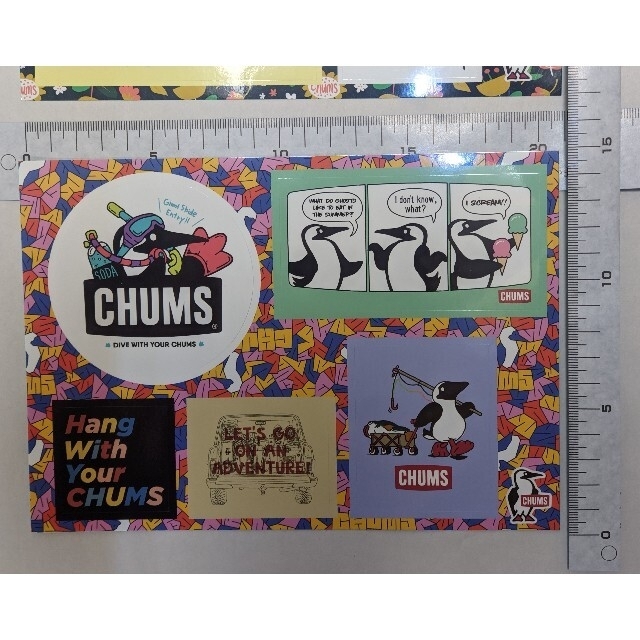 CHUMS(チャムス)のチャムス　CHUMS　ステッカー　２枚セット スポーツ/アウトドアのアウトドア(その他)の商品写真