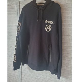 アヴィレックス(AVIREX)のAVIREX パーカー BLACK ★2XL(パーカー)