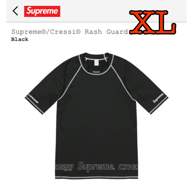 トップス【XL】Supreme / Cressi® Rash Guard "Black"