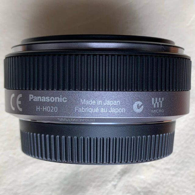 Panasonic(パナソニック)のPanasonic Lumix G 20mm F1.7 H-H020 スマホ/家電/カメラのカメラ(レンズ(単焦点))の商品写真