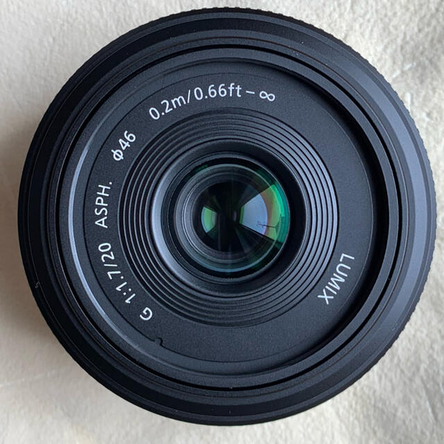 Panasonic(パナソニック)のPanasonic Lumix G 20mm F1.7 H-H020 スマホ/家電/カメラのカメラ(レンズ(単焦点))の商品写真