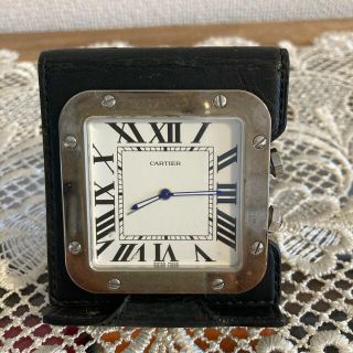 カルティエ(Cartier)のCartier サントス　クロック　W0100042(置時計)