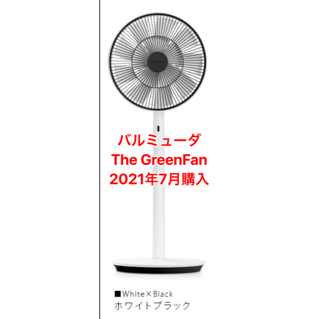 BALMUDA The GreenFan EGF-1700-WK