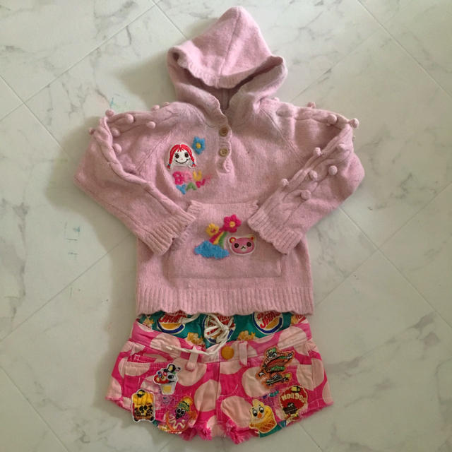 JAM(ジャム)のJam110コーデセット キッズ/ベビー/マタニティのキッズ服女の子用(90cm~)(ニット)の商品写真