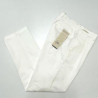 バーニーズニューヨーク(BARNEYS NEW YORK)の新品【YCHAI イカイ ホワイト ストレッチ パンツ】タリアトーレ PT01(チノパン)