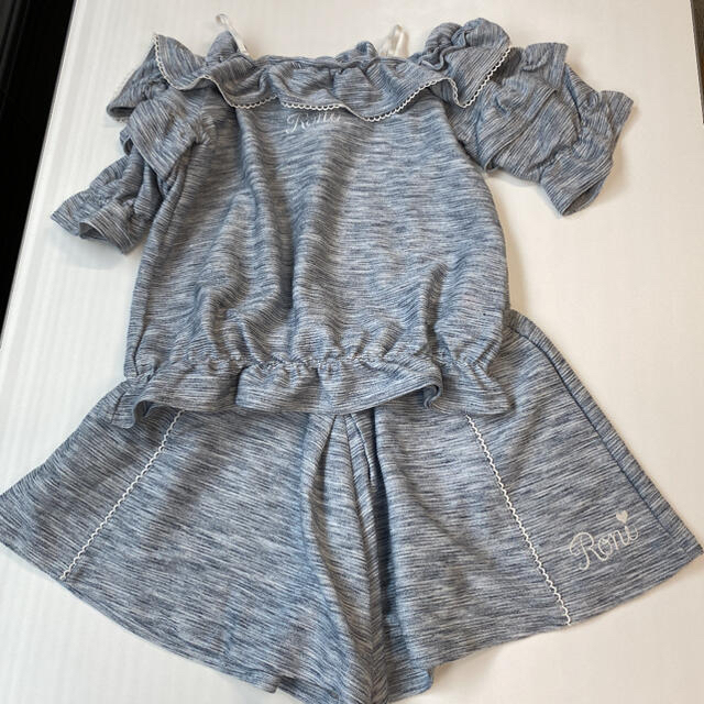 RONI(ロニィ)のロニィ⭐︎オフショルダーとキュロット　155 新品 キッズ/ベビー/マタニティのキッズ服女の子用(90cm~)(Tシャツ/カットソー)の商品写真