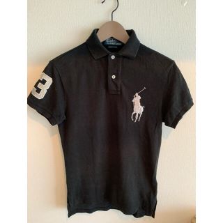 ポロラルフローレン(POLO RALPH LAUREN)のラルフローレン　ビックポニーポロシャツ　黒　XS(ポロシャツ)