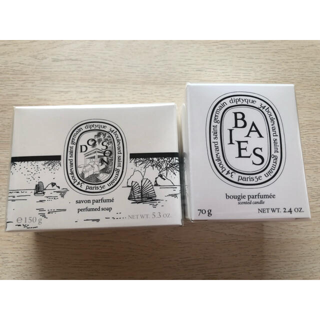 diptyque paris ミニキャンドル、ソープドソンのセットリラクゼーション