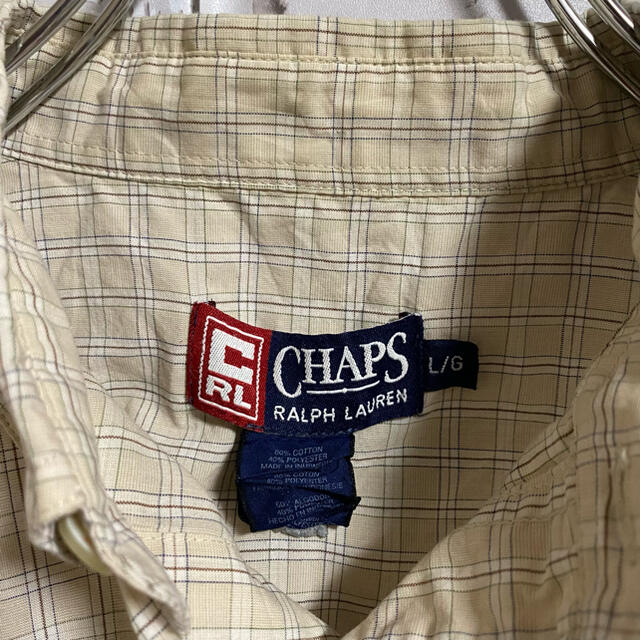 CHAPS(チャップス)の90s 古着 チャップス ラルフローレン  チェックシャツ ビッグシルエット メンズのトップス(シャツ)の商品写真