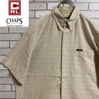 チャップス(CHAPS)の90s 古着 チャップス ラルフローレン  チェックシャツ ビッグシルエット(シャツ)