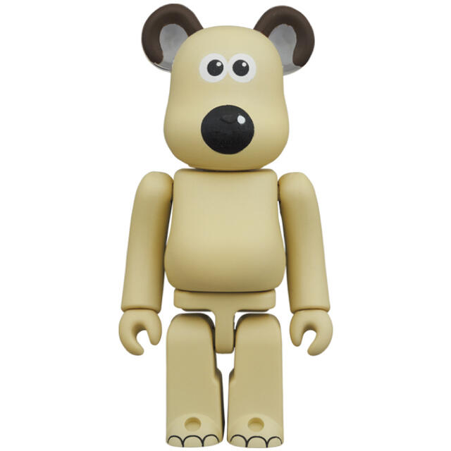 MEDICOM TOY(メディコムトイ)のBE@RBRICK GROMIT 100％ 400% ウォレスとグロミット エンタメ/ホビーのフィギュア(その他)の商品写真